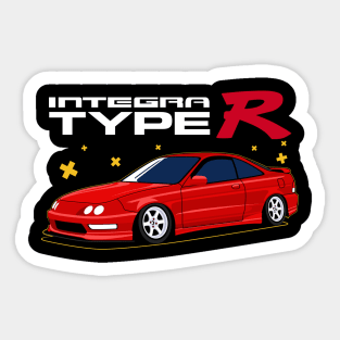 Integra Type R Red Candy Sticker